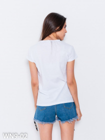 Футболка ISSA Plus модель WN9-02_white Футболка ISSA Plus модель WN9-02_white Фото