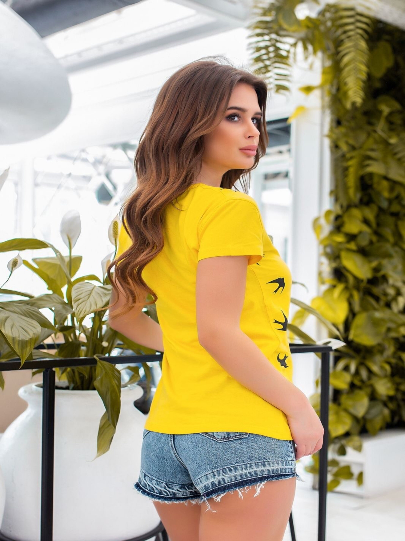 Футболка ISSA Plus модель WN9-02_yellow Футболка ISSA Plus модель WN9-02_yellow Фото