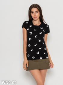 Футболка ISSA Plus модель WN9-02_black Фото