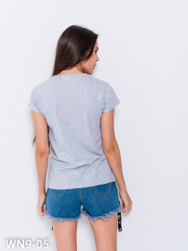 Футболка ISSA Plus модель WN9-05_grey Футболка ISSA Plus модель WN9-05_grey Фото