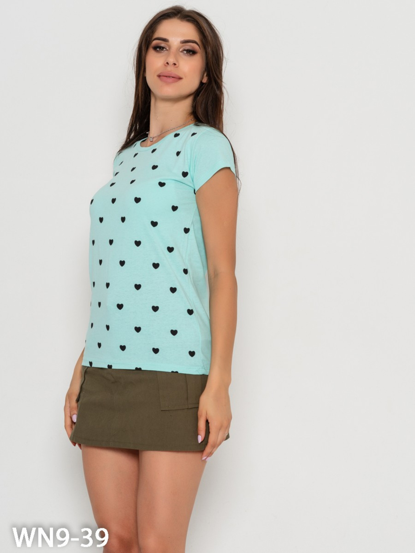 Футболка ISSA Plus модель WN9-39_mint Фото