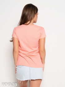 Футболка ISSA Plus модель WN9-39_peach Фото