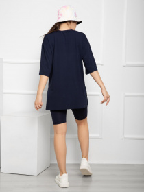 Футболка ISSA Plus модель 12640_blue. Футболка ISSA Plus модель 12640_blue. Фото