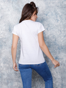 Футболка ISSA Plus модель WN20-131_white. Футболка ISSA Plus модель WN20-131_white. Фото