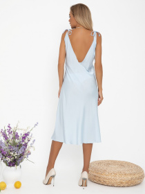 Сукня міді ISSA Plus модель 13013_lightblue Фото