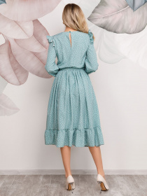 Сукня міді ISSA Plus модель 12198_mint Фото