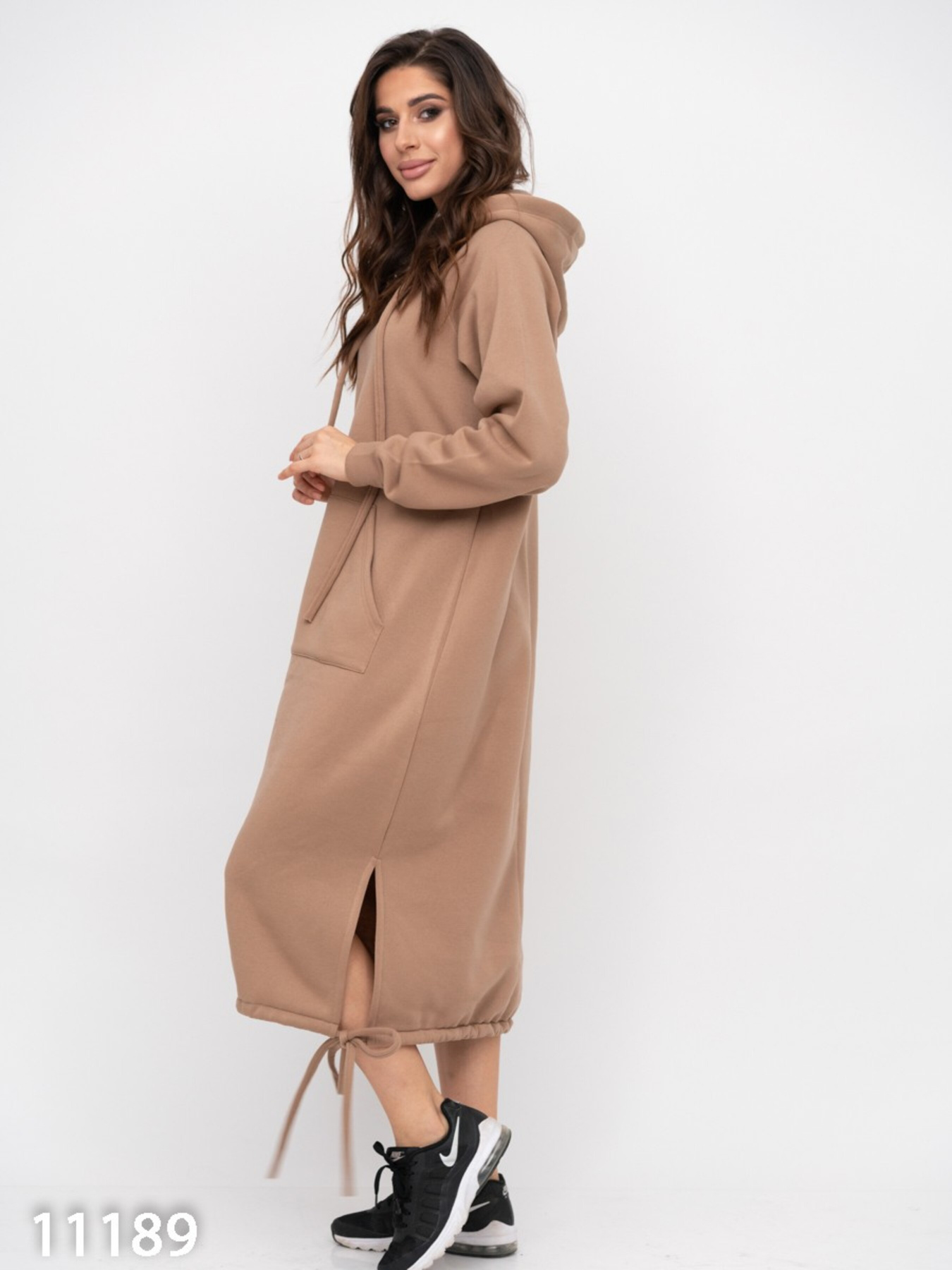 Сукня максі ISSA Plus модель 11189_beige Фото