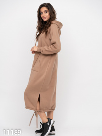 Сукня максі ISSA Plus модель 11189_beige Фото