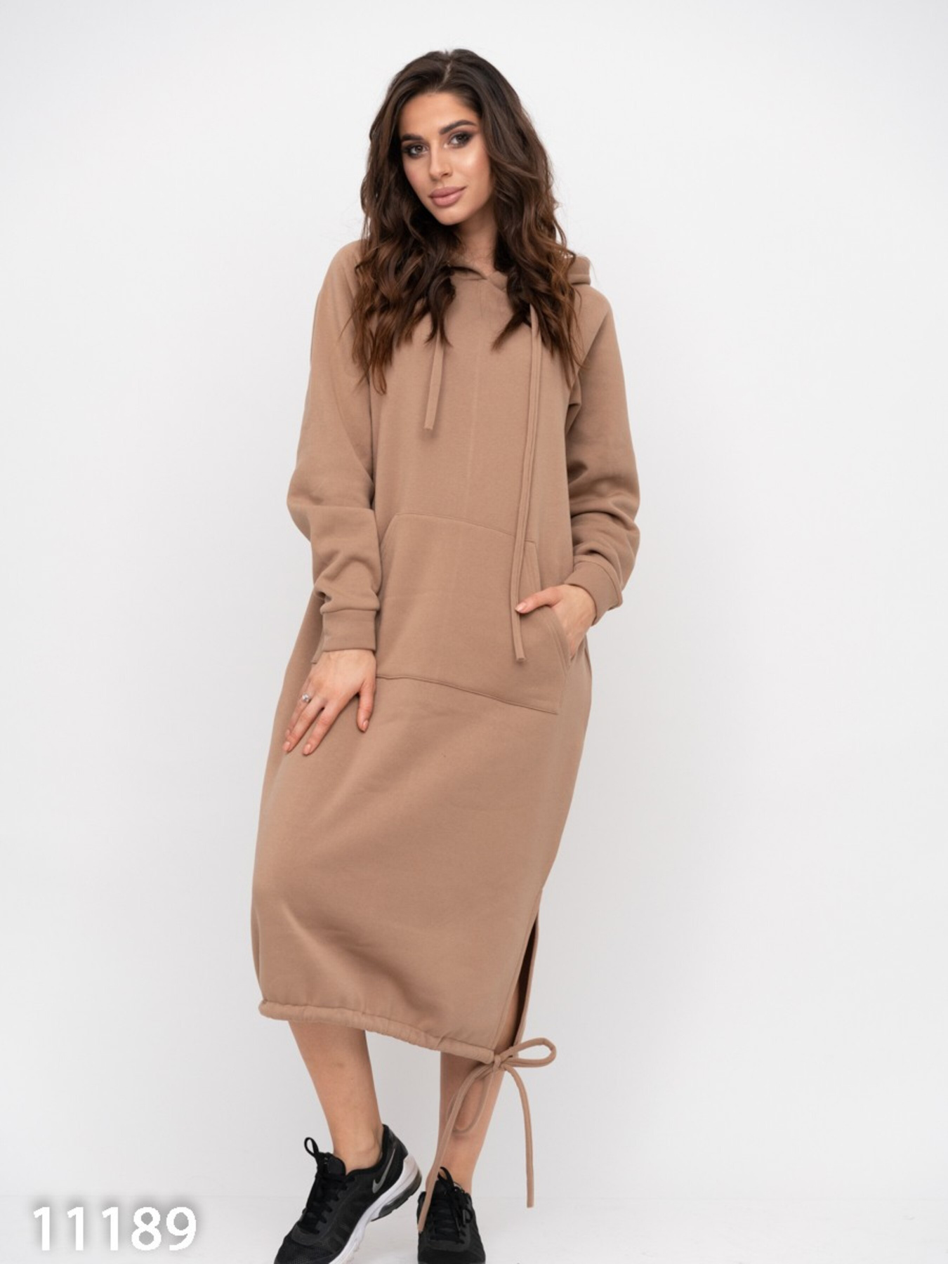 Сукня максі ISSA Plus модель 11189_beige Фото