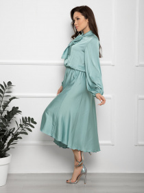 Сукня міді ISSA Plus модель 12380_turquoise Фото