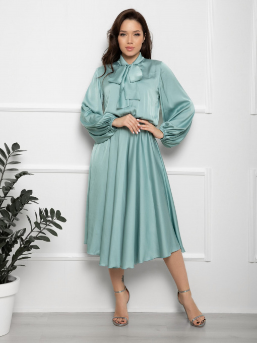 Платье миди ISSA Plus модель 12380_turquoise Фото