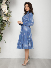 Сукня міді ISSA Plus модель 12569_lightblue Фото