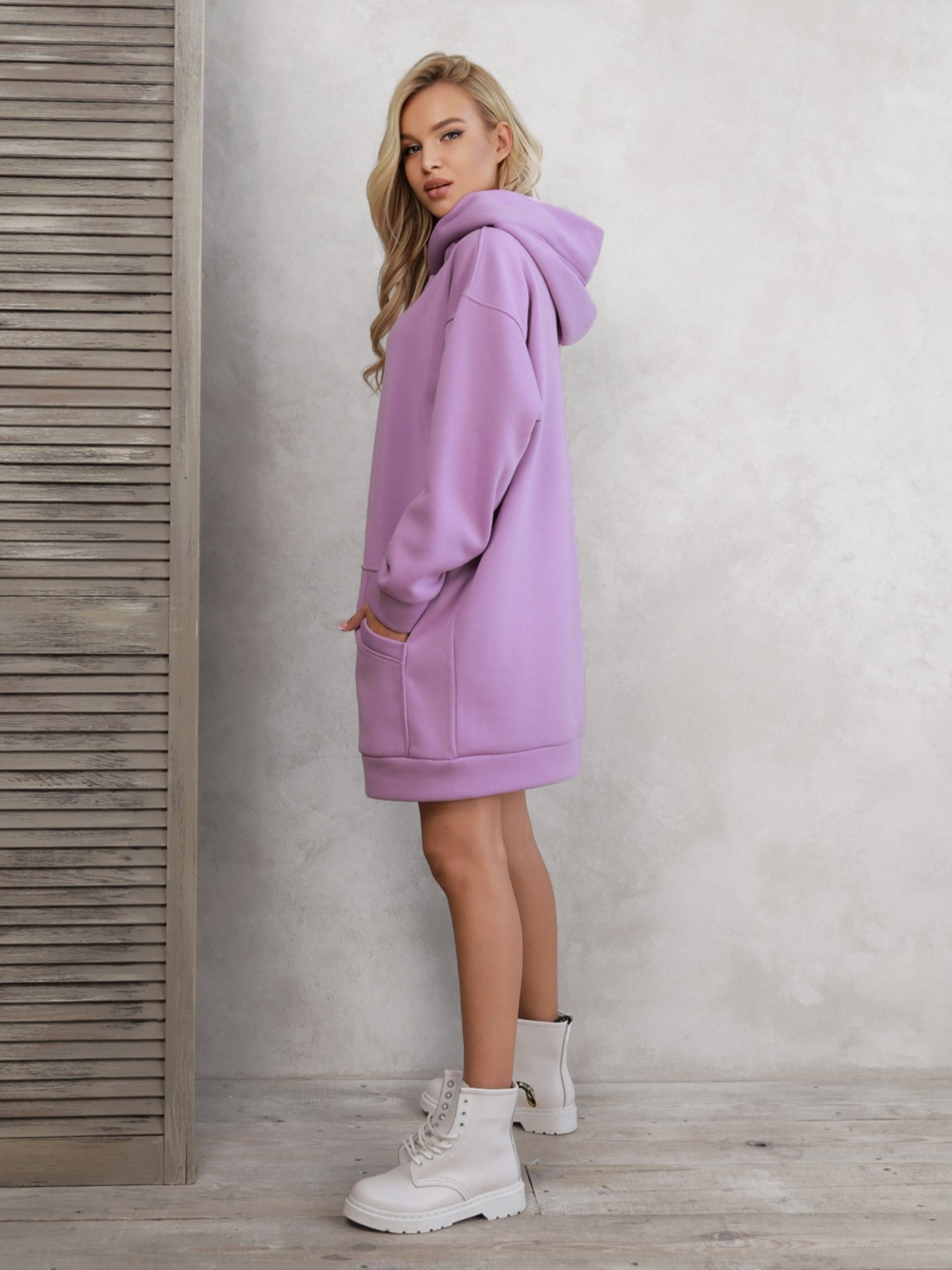Платье мини ISSA Plus модель 12281_lilac Фото