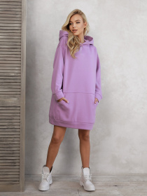 Платье мини ISSA Plus модель 12281_lilac Фото