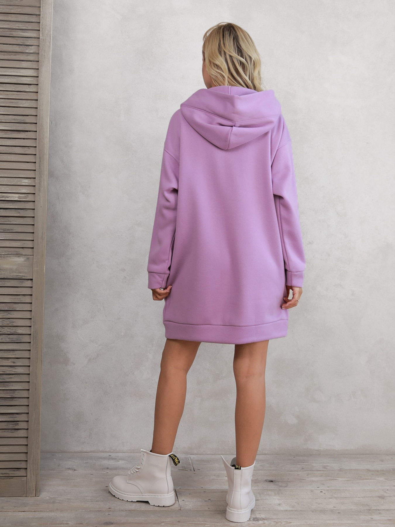 Сукня міні ISSA Plus модель 12281_lilac Фото