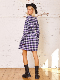 Платье мини ISSA Plus модель 12943_lilac Фото