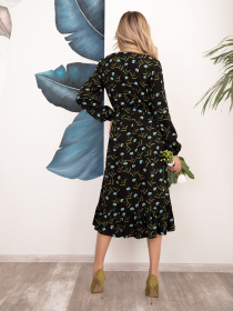 Сукня міді ISSA Plus модель 12532_black Фото