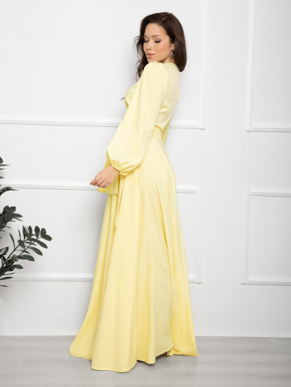 Сукня максі ISSA Plus модель 12615_yellow — фото - INTERTOP