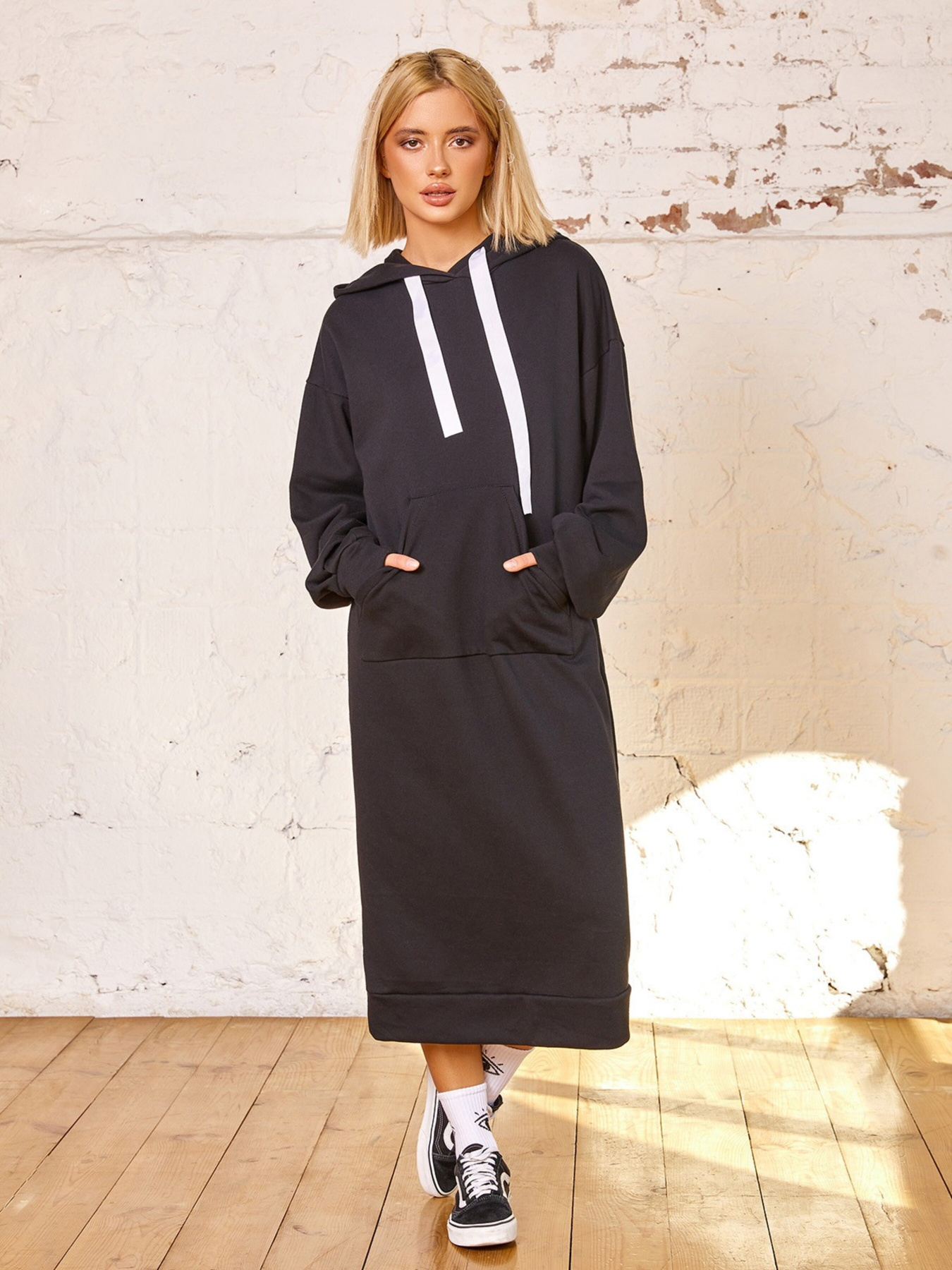 Сукня міді ISSA Plus модель 12889_black Фото