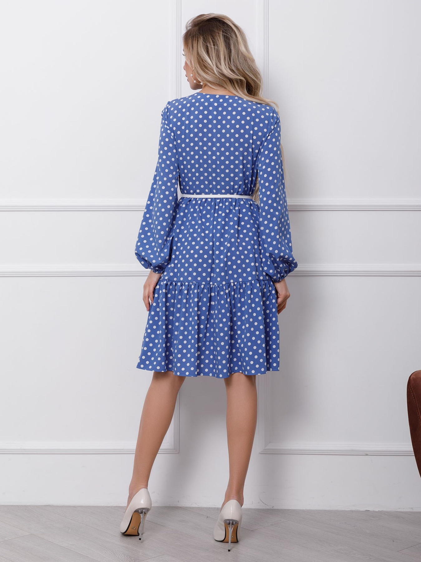 Платье мини ISSA Plus модель 12404_lightblue Фото