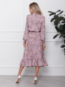 Платье миди ISSA Plus модель 12403_multicolor Платье миди ISSA Plus модель 12403_multicolor Фото