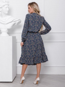 Платье миди ISSA Plus модель 12402_multicolor Фото