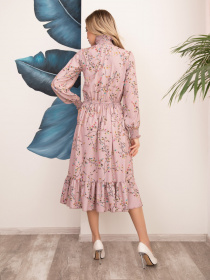 Сукня міді ISSA Plus модель 12518_pink Фото