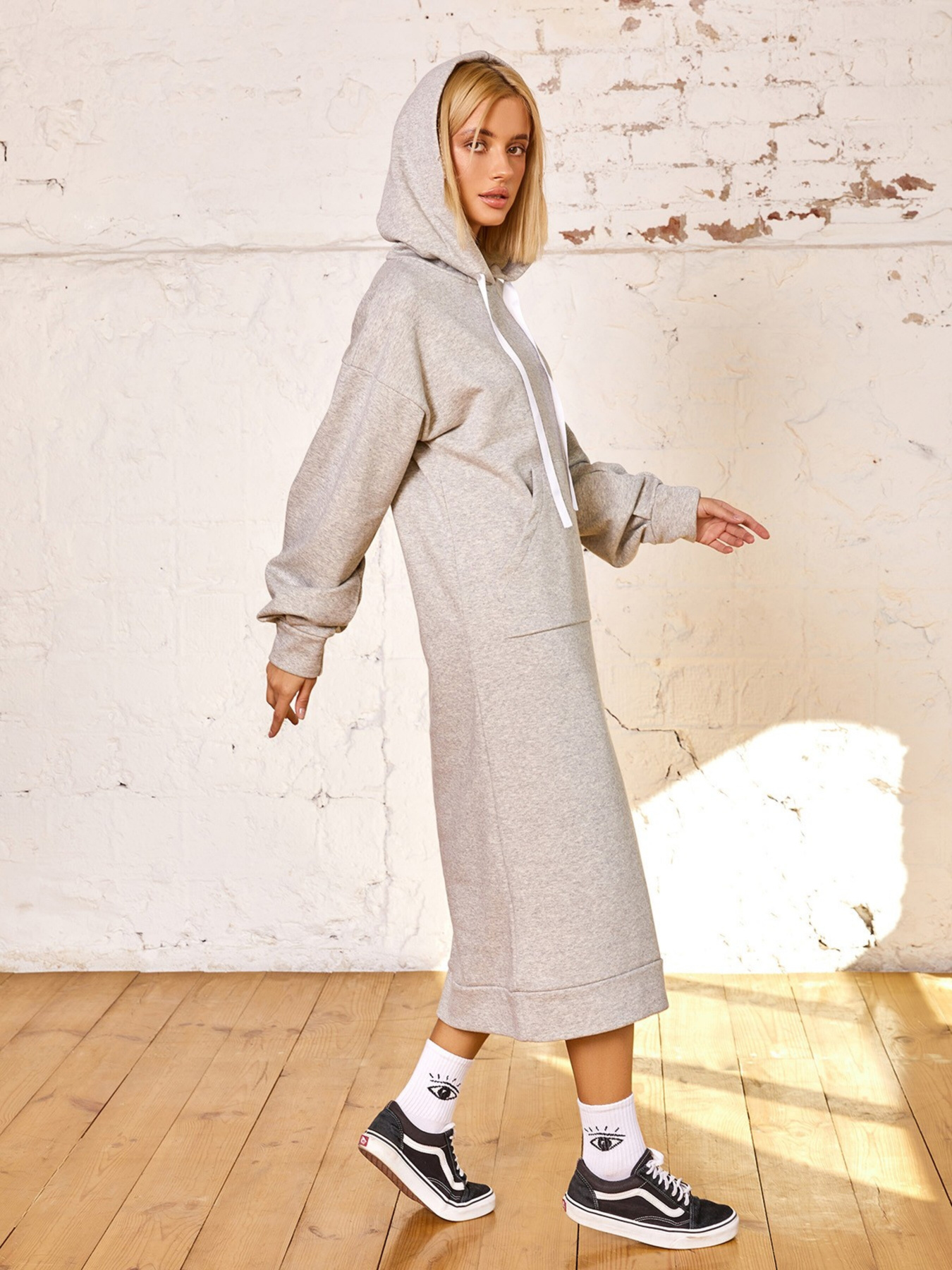 Сукня максі ISSA Plus модель 12889_grey Фото