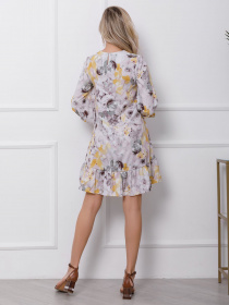 Сукня міні ISSA Plus модель 12418_multicolor Фото