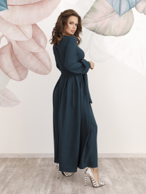 Платье макси ISSA Plus модель 12229_darkgreen Фото