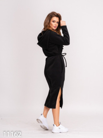 Платье макси ISSA Plus модель 11162_black Фото