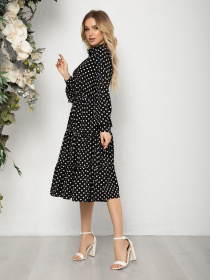 Сукня міді ISSA Plus модель 12569_black Фото