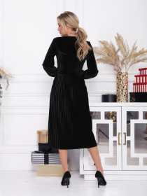 Сукня міді ISSA Plus модель 12363_black Фото