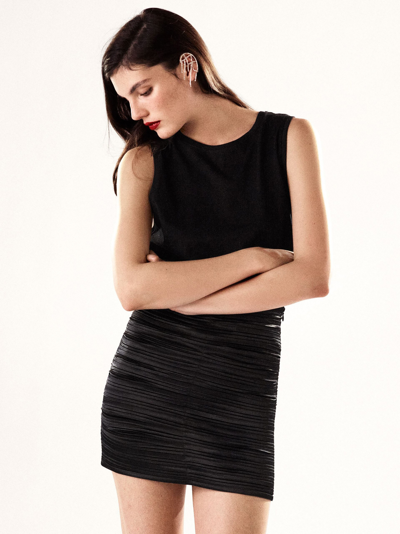 Юбка мини ZARA модель 65248 Фото