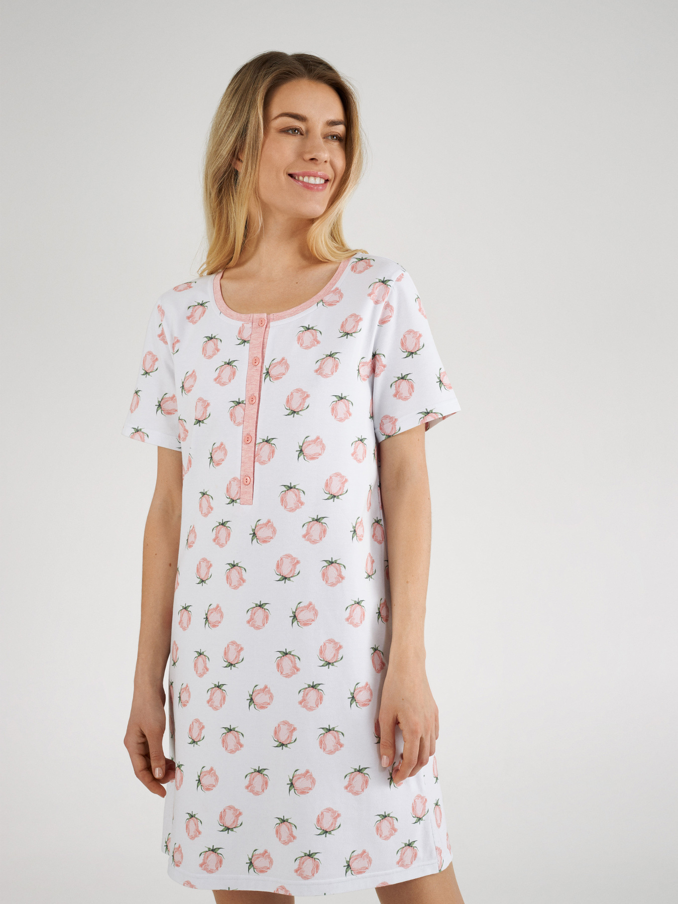 Ночная рубашка Ellen модель LDK103-07-01 Ночная рубашка Ellen модель LDK103-07-01 Фото