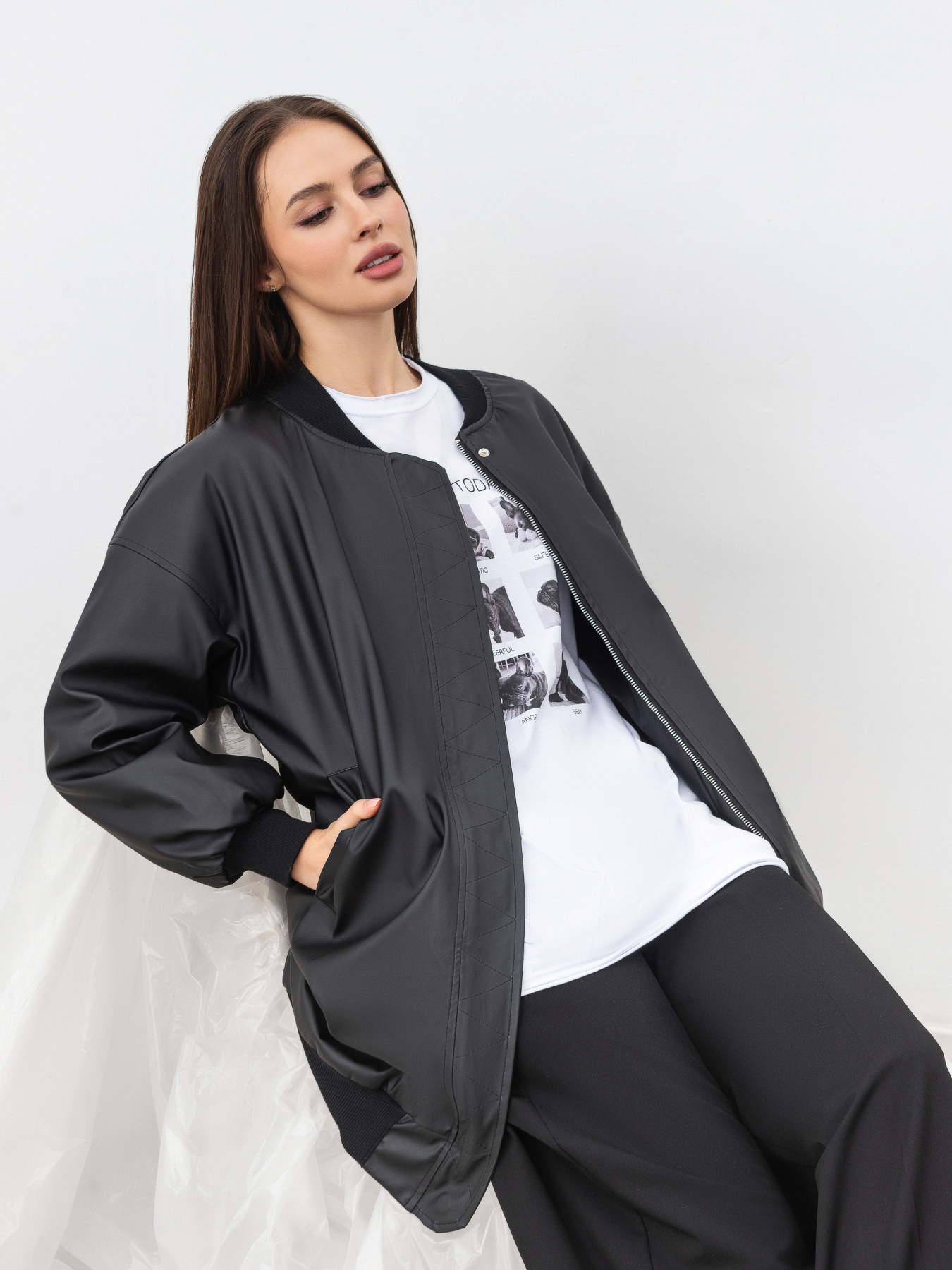 Бомбер Romashka модель 208019804101 Фото