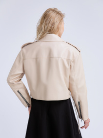 Шкіряна куртка Romashka модель 208019504071 Фото