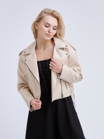 Шкіряна куртка Romashka модель 208019504071 Фото