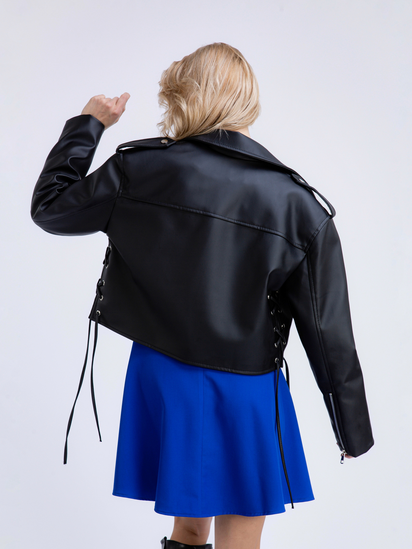 Шкіряна куртка Romashka модель 208019504101 Фото