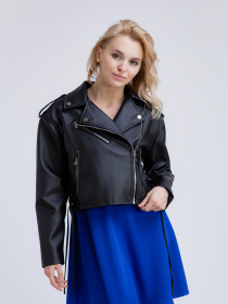 Шкіряна куртка Romashka модель 208019504101 Фото