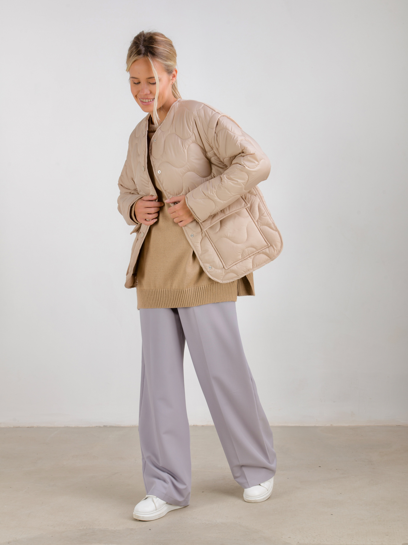 Демісезонна куртка Romashka модель 281025504071 Фото