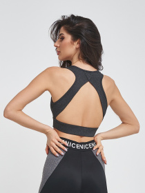 Топ спортивный ISSA Plus модель 11316_darkgray Фото