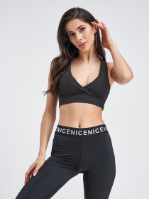 Спортивный топ ISSA Plus модель 11316_black Фото