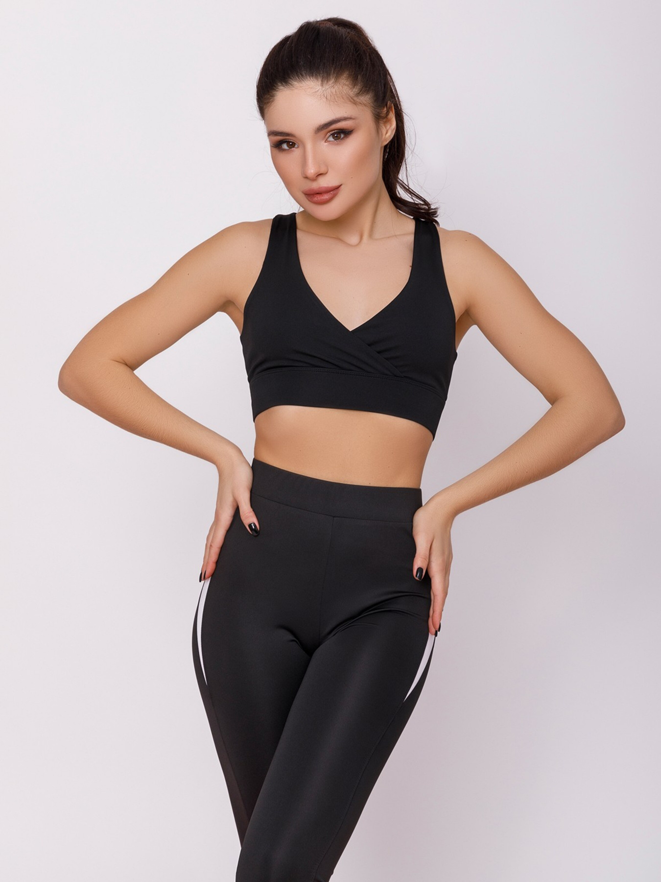 Топ спортивный ISSA Plus модель 12445_black Фото