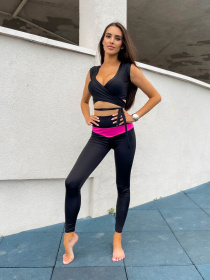 Спортивний топ ISSA Plus модель 12846_black Спортивний топ ISSA Plus модель 12846_black Фото