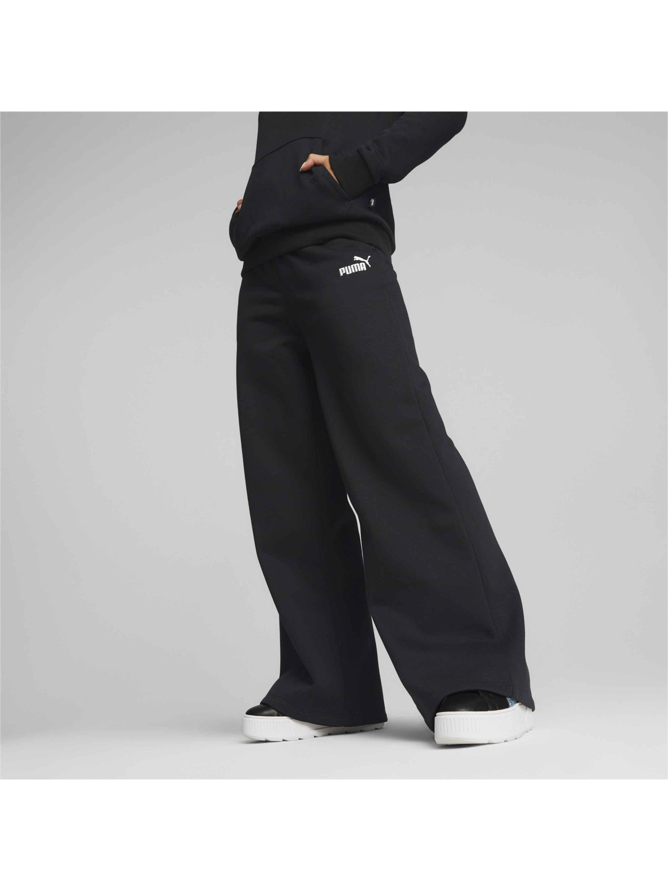 Штаны спортивные PUMA Ess+ Embroidery Wide Pants модель 670006 Фото