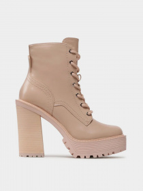 Бәтеңке мен етіктер GUESS үлгі FL7KLS-LEA10-MILK Фото