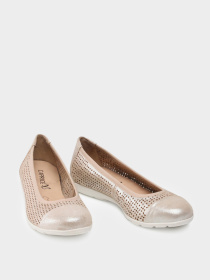 Туфли и лоферы Caprice модель 22151-28-354 TAUPE SUE.MET. Фото
