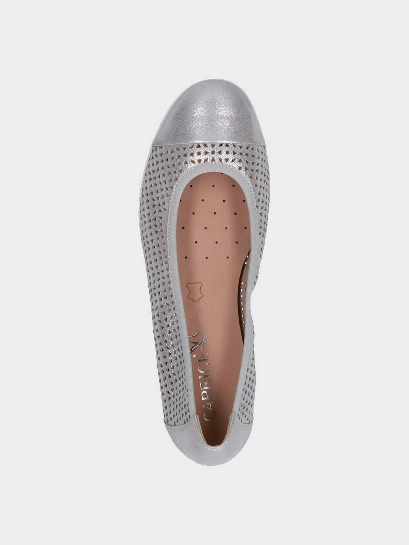 Туфли и лоферы Caprice модель 22151-28-924 SILVER SUE.MET Фото