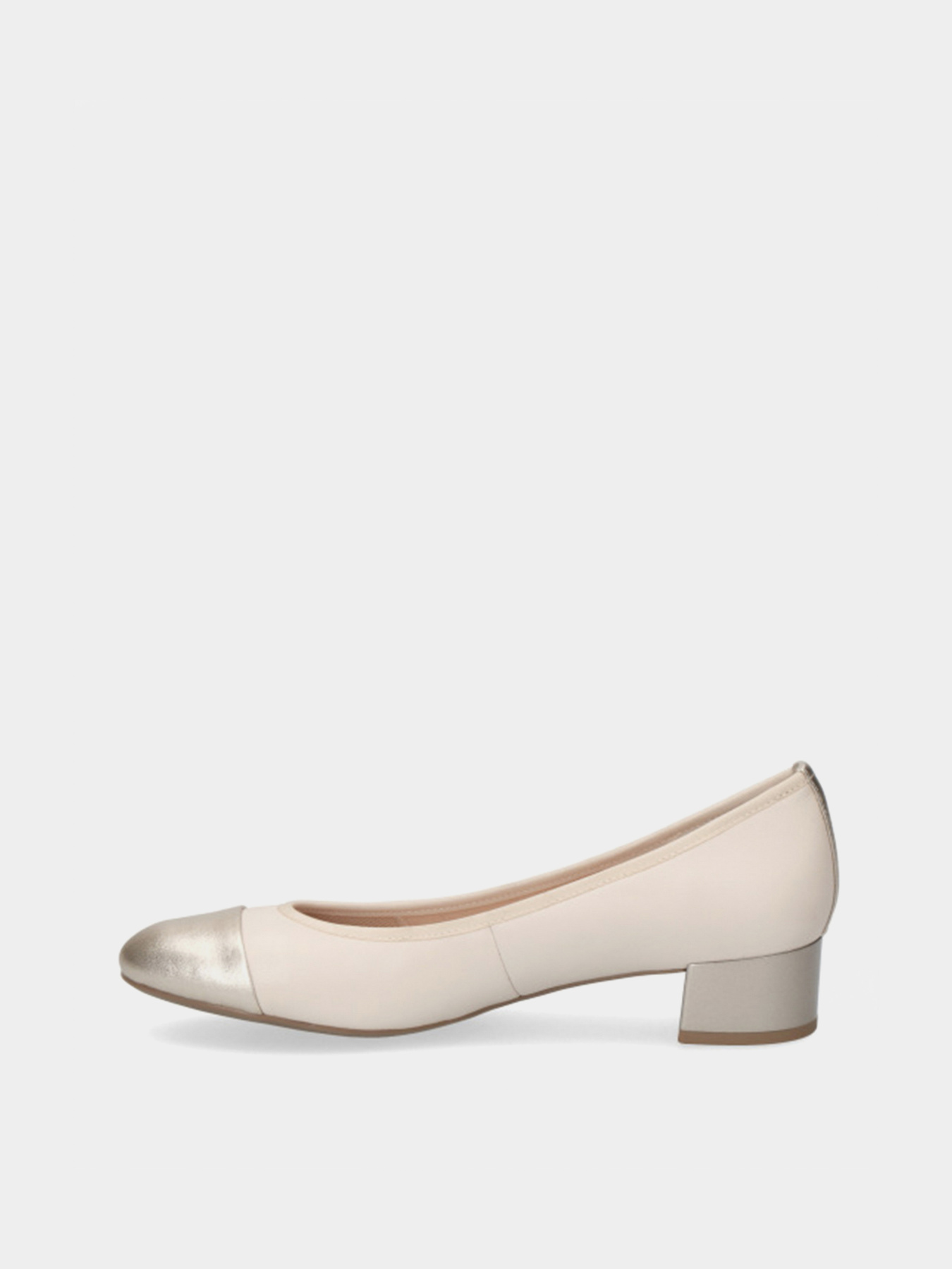 Туфли и лоферы Caprice модель 22300-26-491 CREAM/LT GOLD Фото